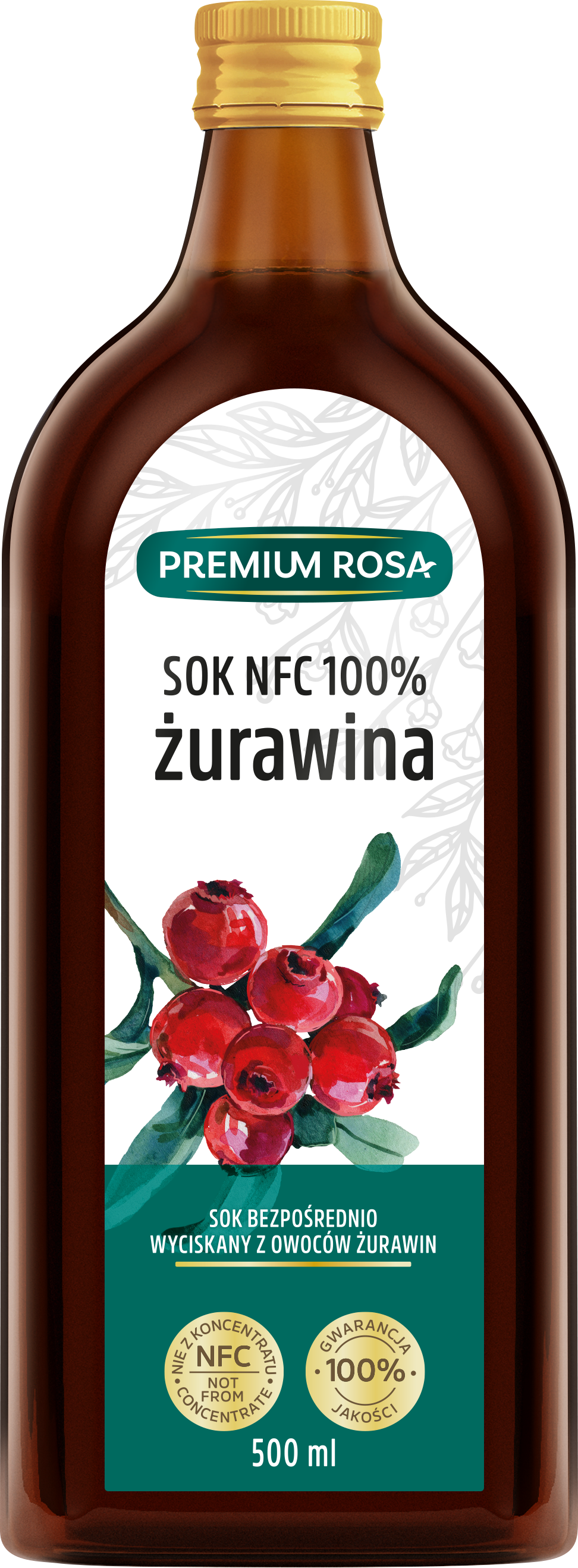 NASZE DOMOWE SOK NFC Z ŻURAWINY 500 ML | Selgros Polska