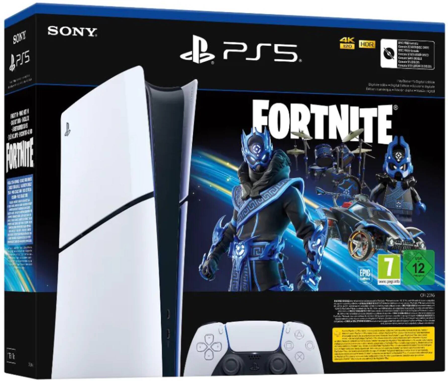 Konsola Sony Playstation 5 Slim Digital 1TB - Fortnite