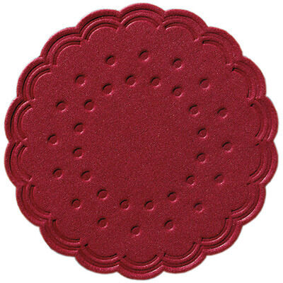 Tassendeckchen bordeaux 250St