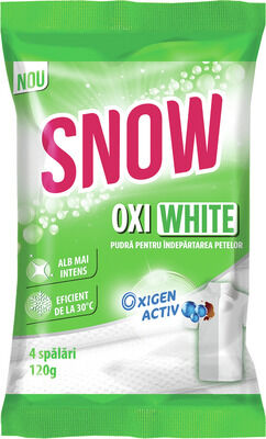 SNOW OXI WHITE PUDRA PENTRU INDEPARTAREA PETELOR 120G 4SP