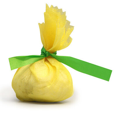 FRANZ MENSCH Hygostar Zitronenserviertücher 1000 Stück – Baumwoll-Gaze Lemon Wrap, Weiß-blau, Lebensmittelecht, 22 Cm