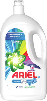 ARIEL DETERGENT LICHID COLOR TOUCH OF LENOR FRESH 80SP 4L
