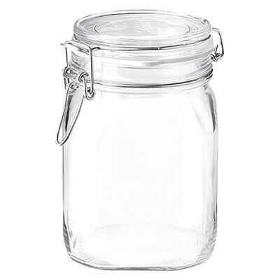Fido 1000 Einmachglas quadratisch 1l 6St