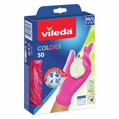 Vileda Nitril Handschuhe S/M 50St | Selgros