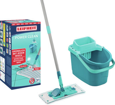 LEIFHEIT SET CURATENIE POWER CLEAN CU MOP PLAT, GALEATA 10L