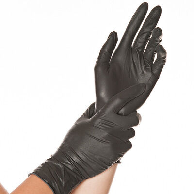 Latex-Handschuhe XL Diablo schwarz 100Stck | Selgros